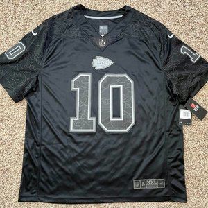 NWT Nike NFL Kansas City Chiefs #10 Tyreek Hills Jersey Shirt Black, Size XXL